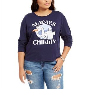 Disney Frozen “Always Chillin” Long Sleeve Shirt